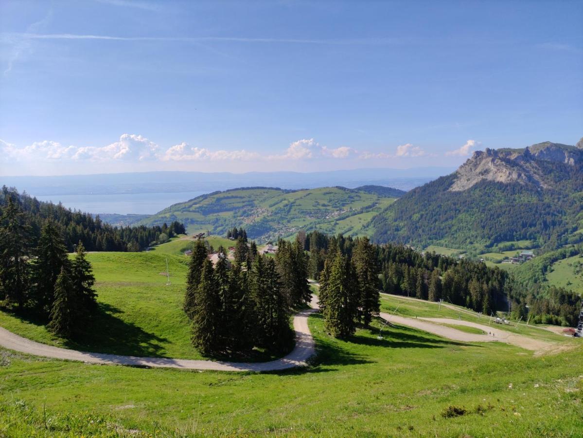 Appartement T2 A Bernex Avec Wifi, Vue Sur Montagne Екстер'єр фото