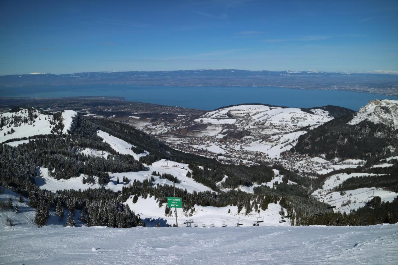 Appartement T2 A Bernex Avec Wifi, Vue Sur Montagne Екстер'єр фото
